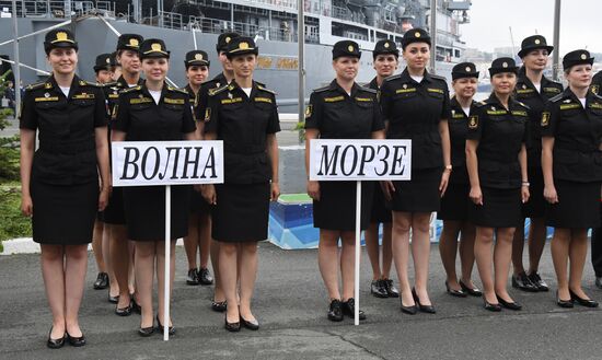 Russia Navy Lifeboat Rowing Competition
