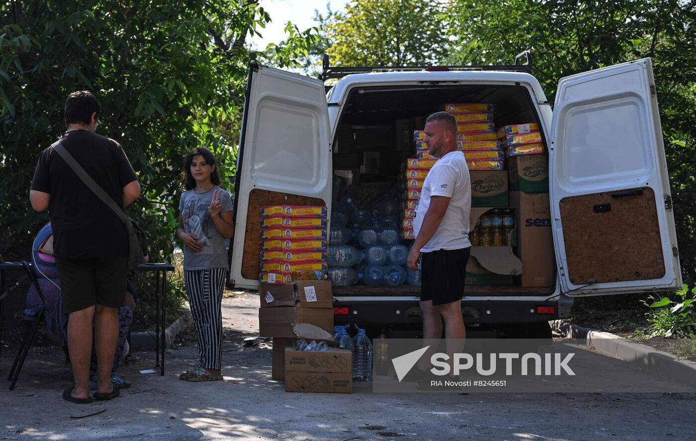 DPR Russia Ukraine Military Operation Humanitarian Aid