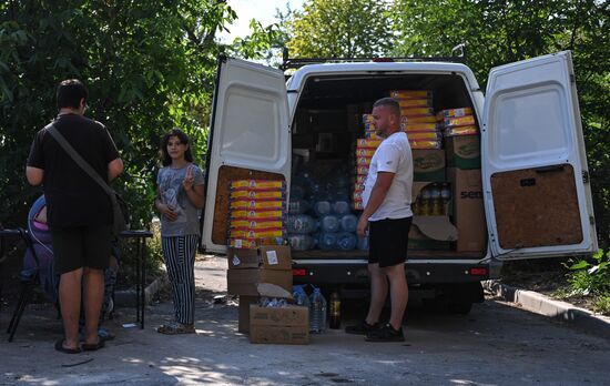 DPR Russia Ukraine Military Operation Humanitarian Aid