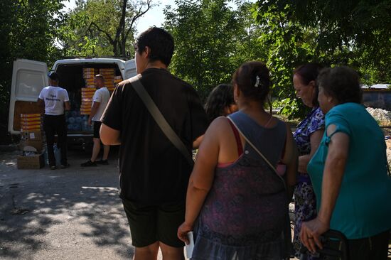 DPR Russia Ukraine Military Operation Humanitarian Aid