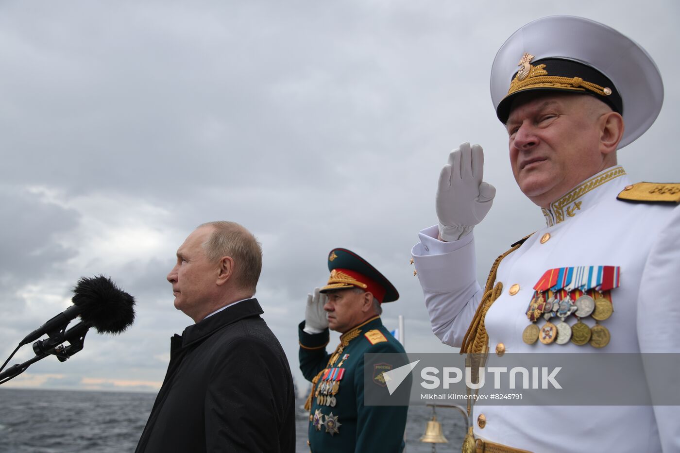 Russia Putin Navy Day