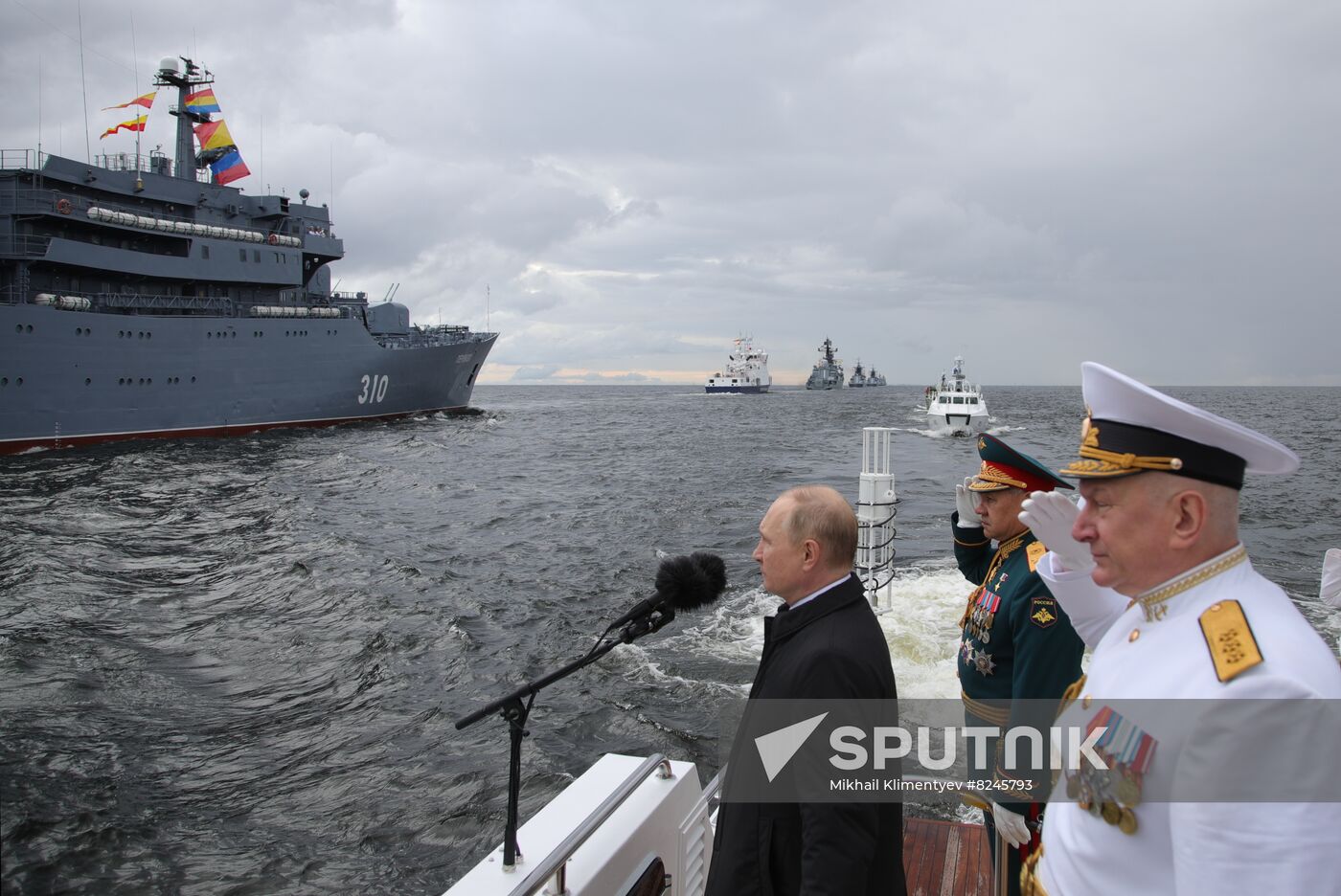 Russia Putin Navy Day