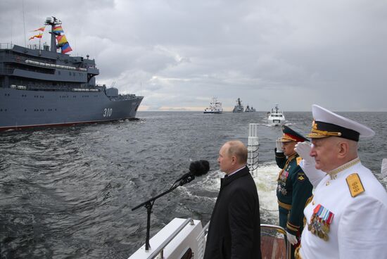 Russia Putin Navy Day