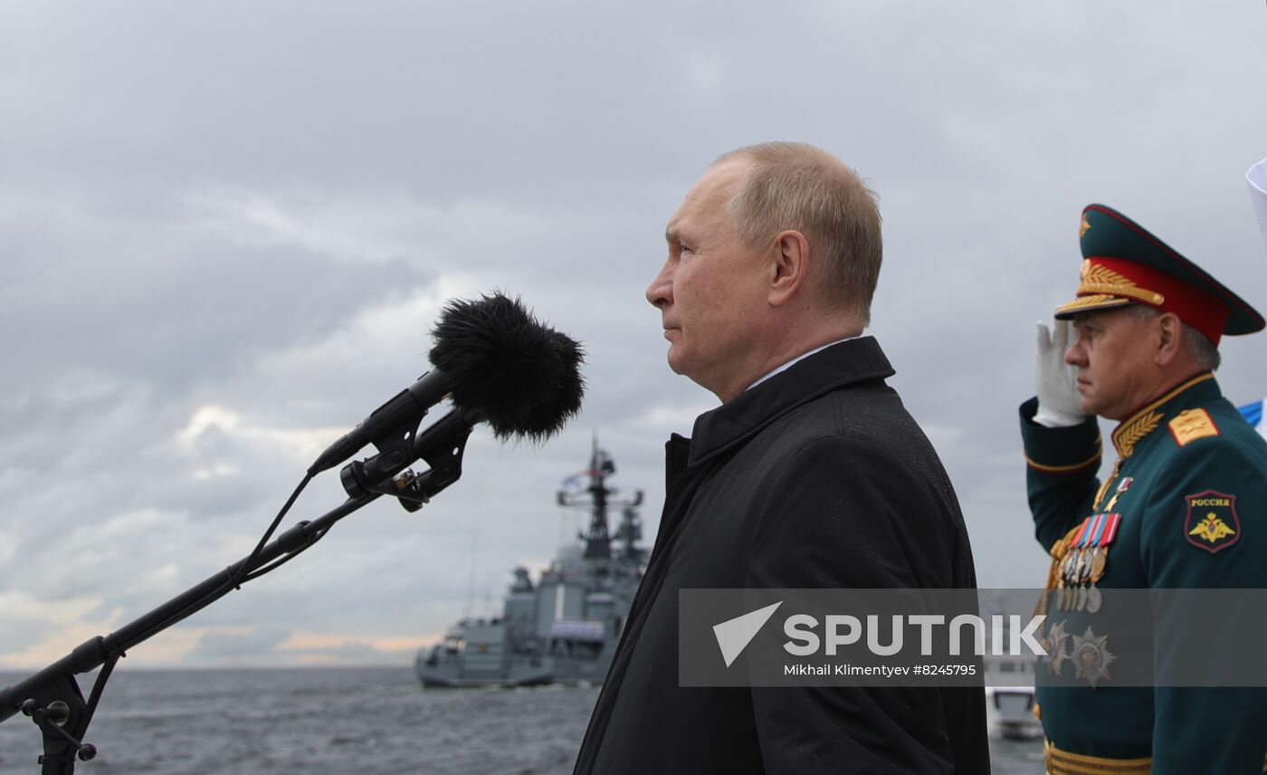 Russia Putin Navy Day