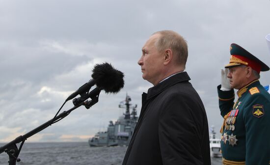 Russia Putin Navy Day