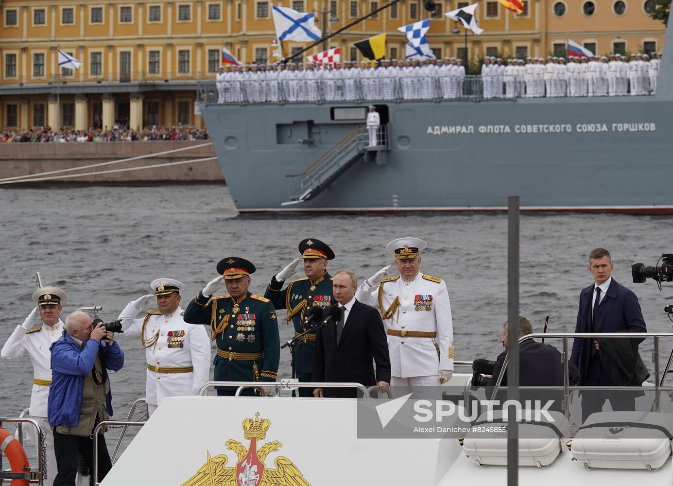 Russia Putin Navy Day