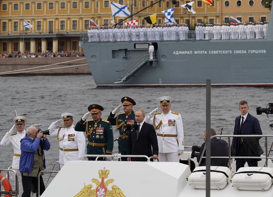 Russia Putin Navy Day