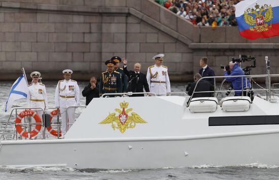 Russia Putin Navy Day