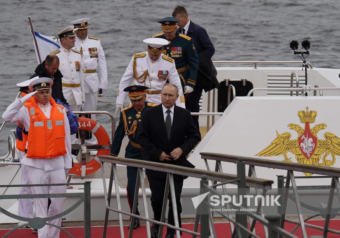 Russia Putin Navy Day