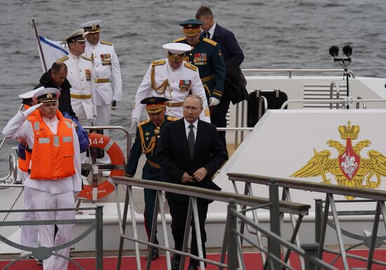 Russia Putin Navy Day