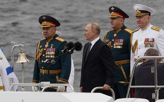 Russia Putin Navy Day