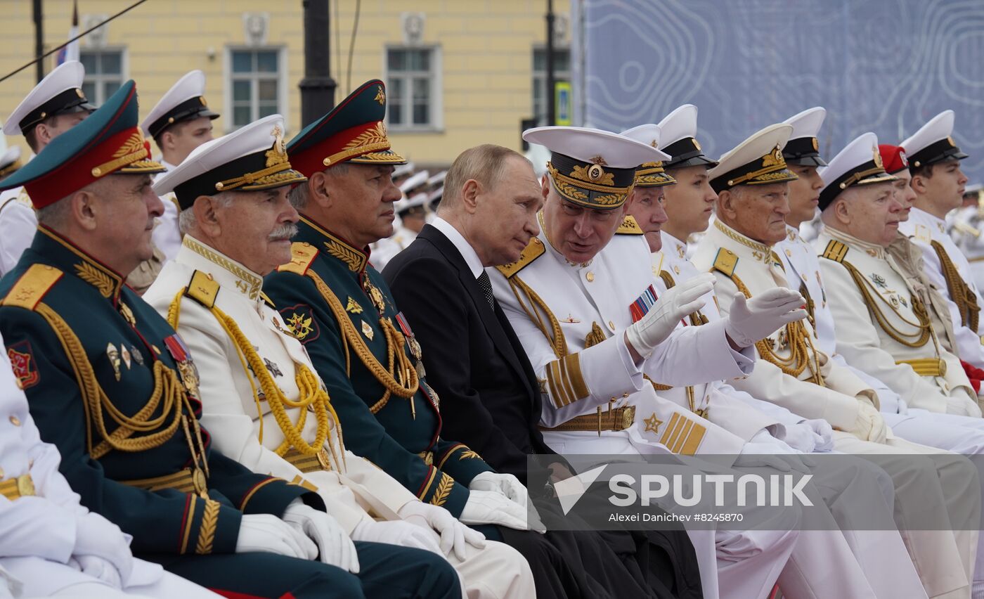 Russia Putin Navy Day