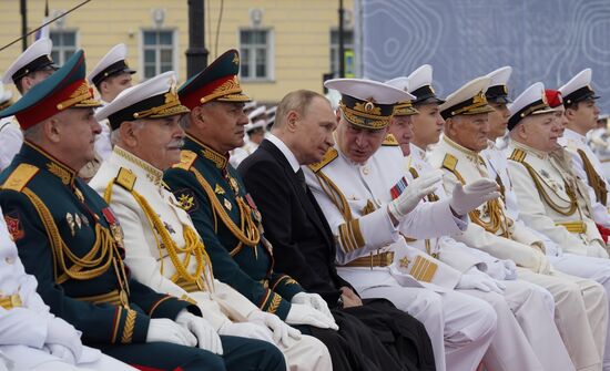 Russia Putin Navy Day