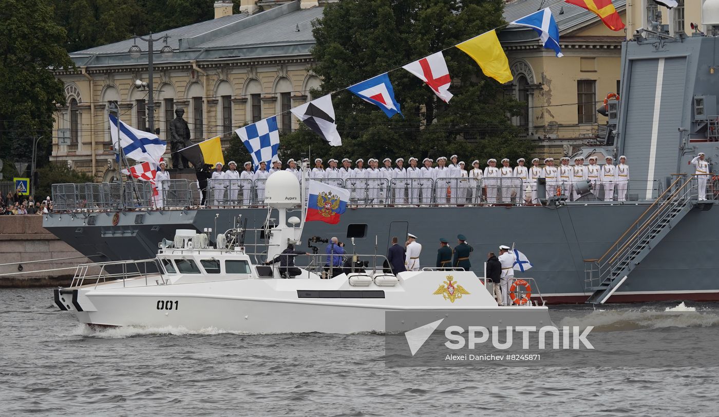 Russia Putin Navy Day