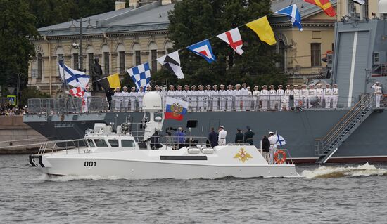 Russia Putin Navy Day