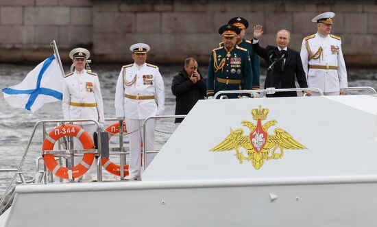 Russia Putin Navy Day
