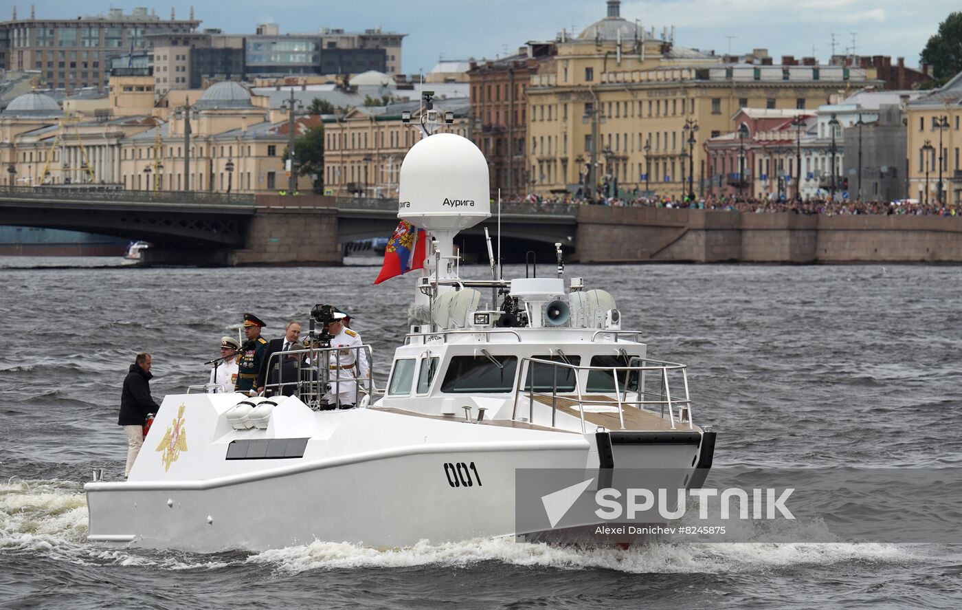 Russia Putin Navy Day