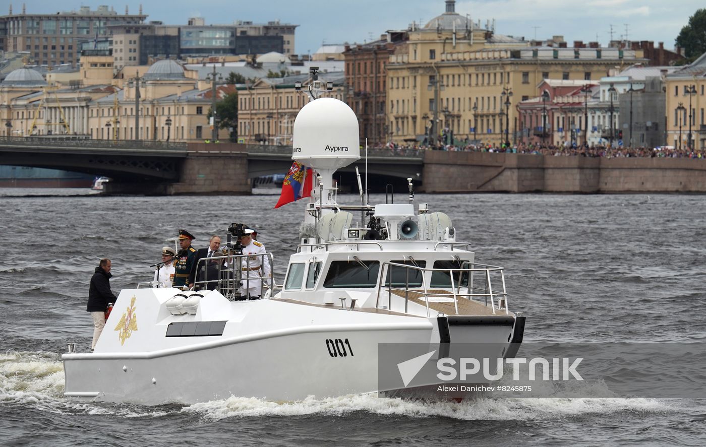 Russia Putin Navy Day