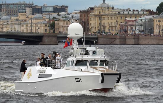 Russia Putin Navy Day
