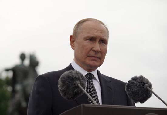Russia Putin Navy Day