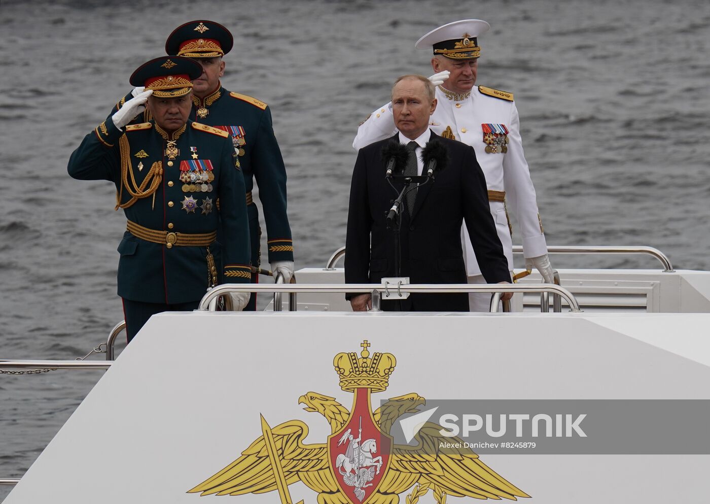 Russia Putin Navy Day