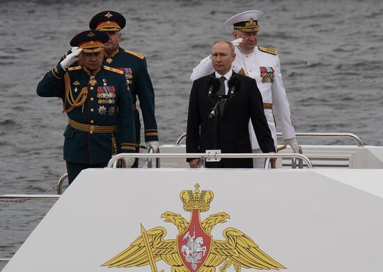 Russia Putin Navy Day