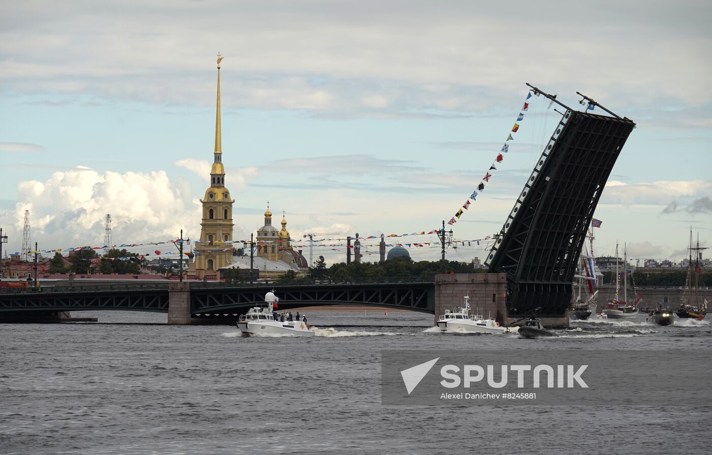 Russia Putin Navy Day