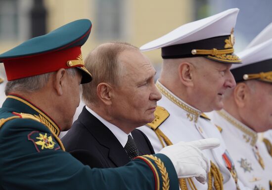 Russia Putin Navy Day