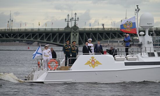 Russia Putin Navy Day