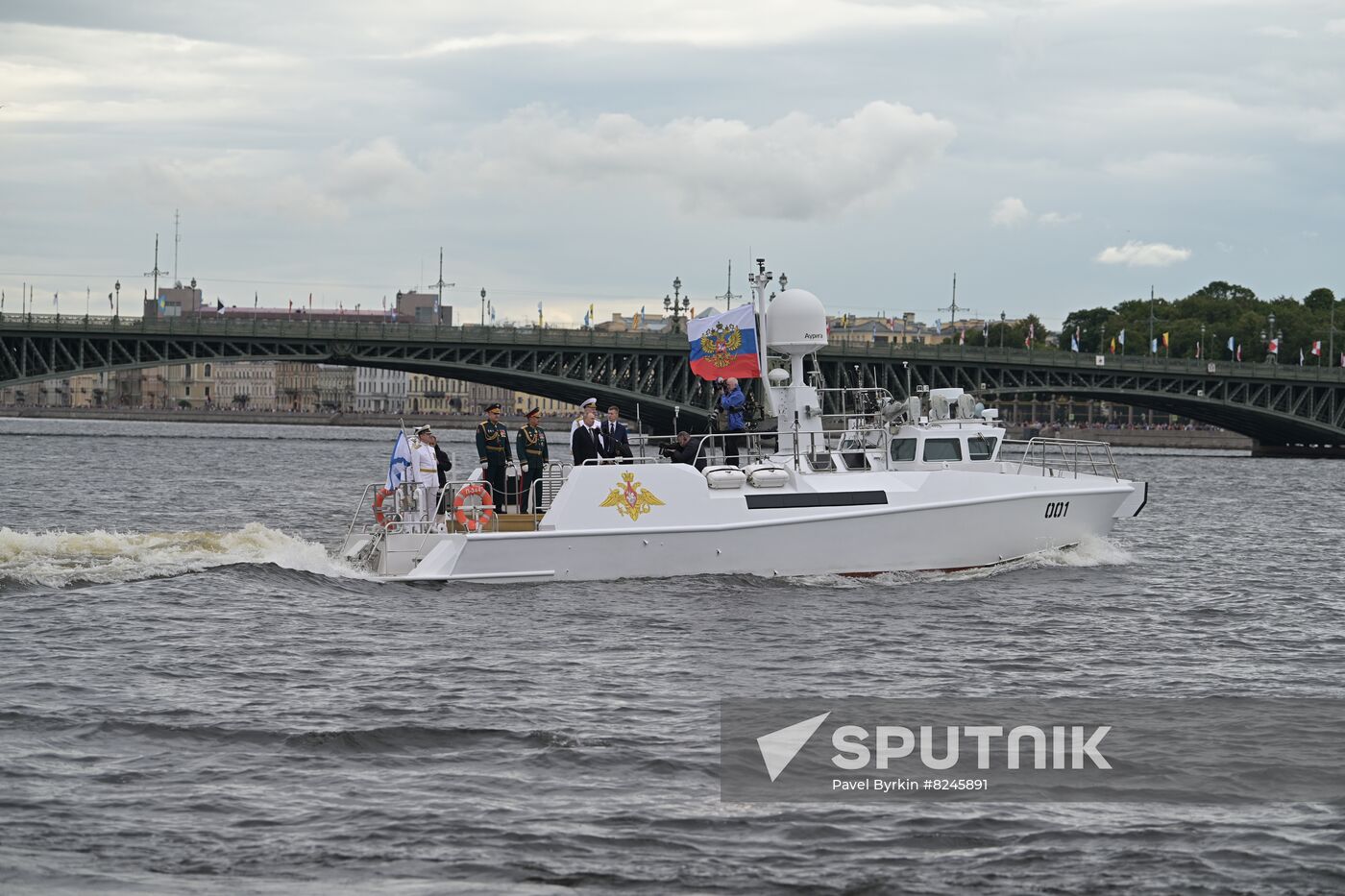 Russia Putin Navy Day