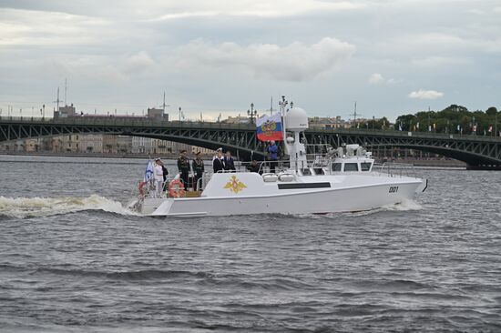 Russia Putin Navy Day