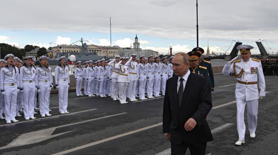 Russia Putin Navy Day
