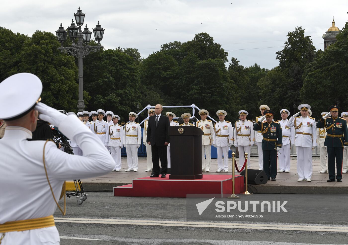 Russia Putin Navy Day