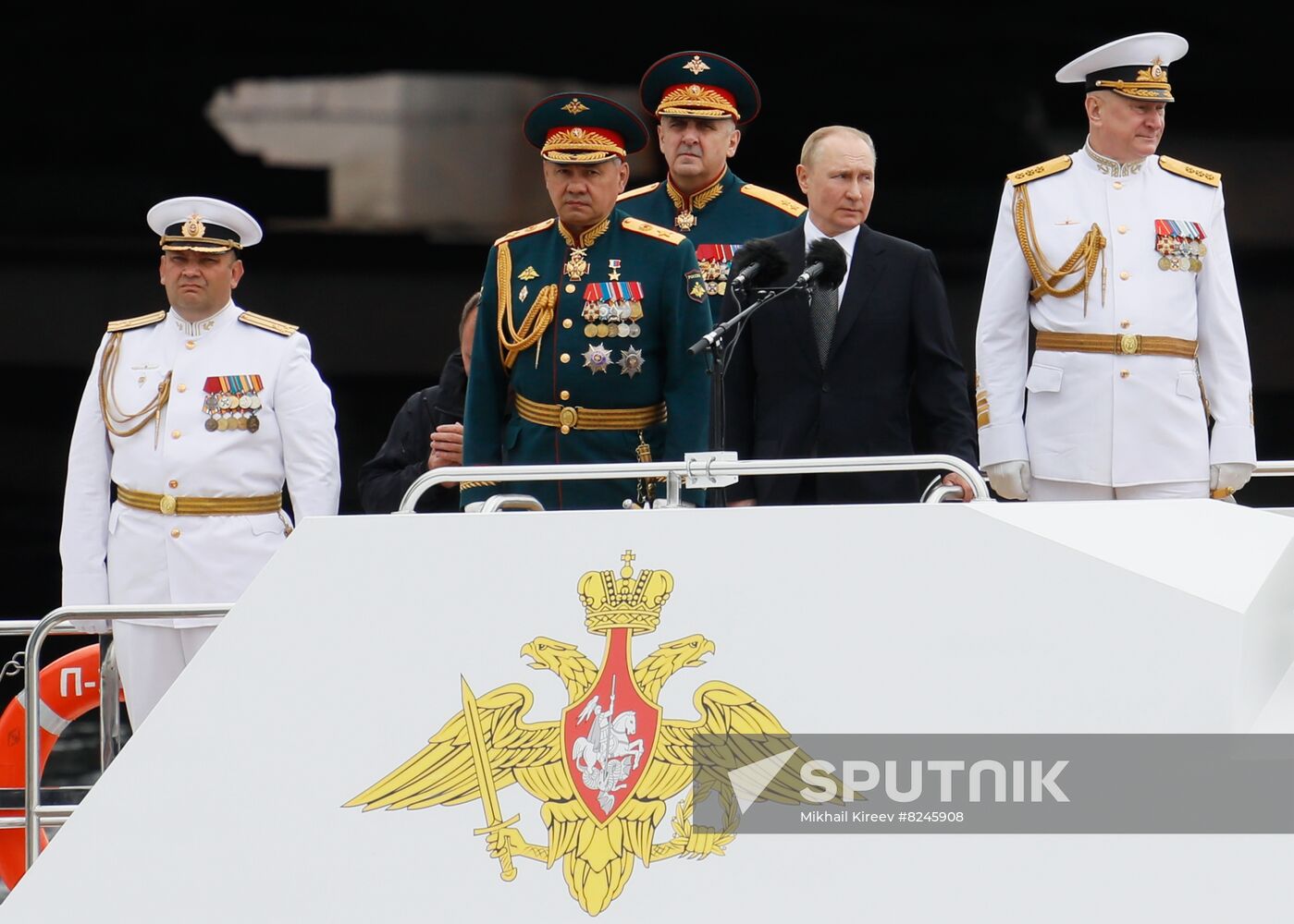 Russia Putin Navy Day