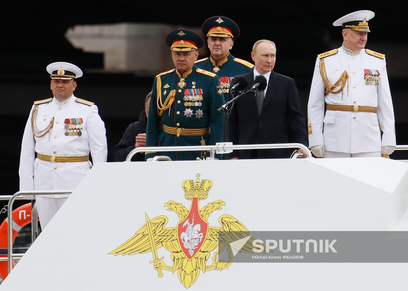 Russia Putin Navy Day