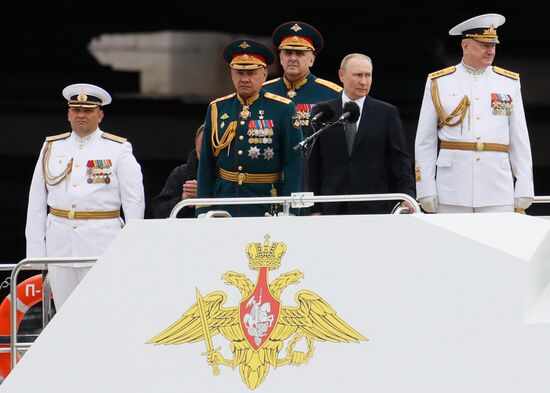 Russia Putin Navy Day