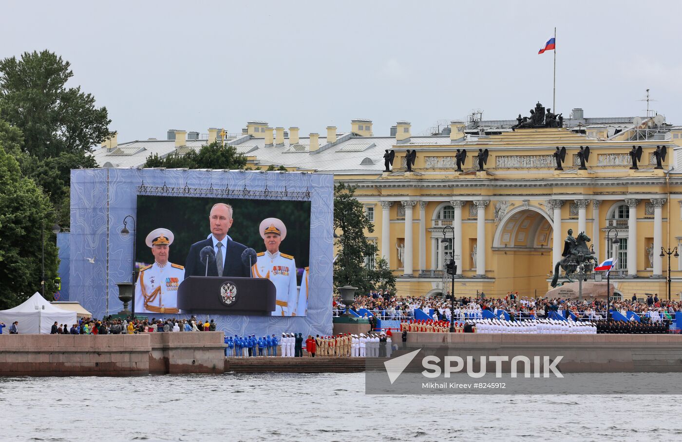 Russia Putin Navy Day