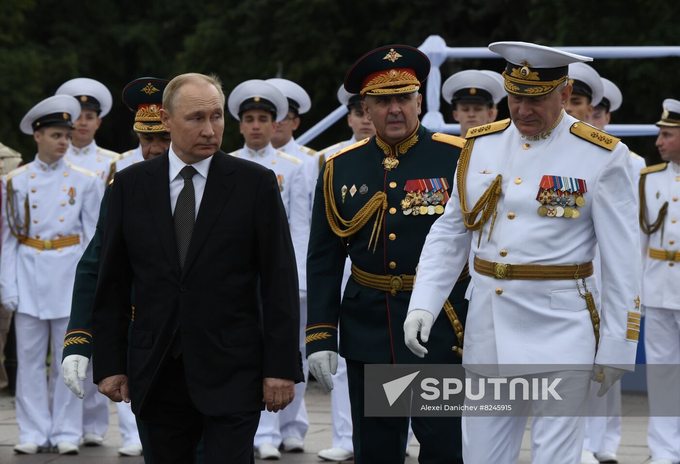Russia Putin Navy Day