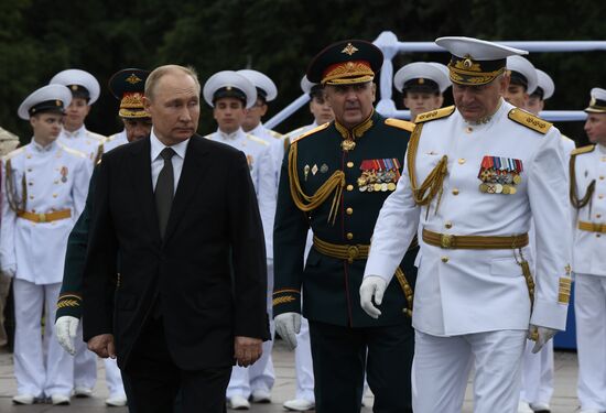 Russia Putin Navy Day