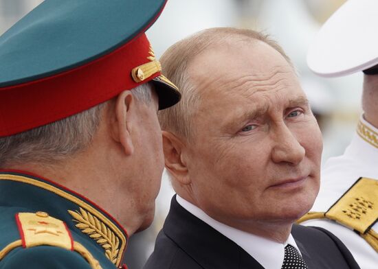 Russia Putin Navy Day