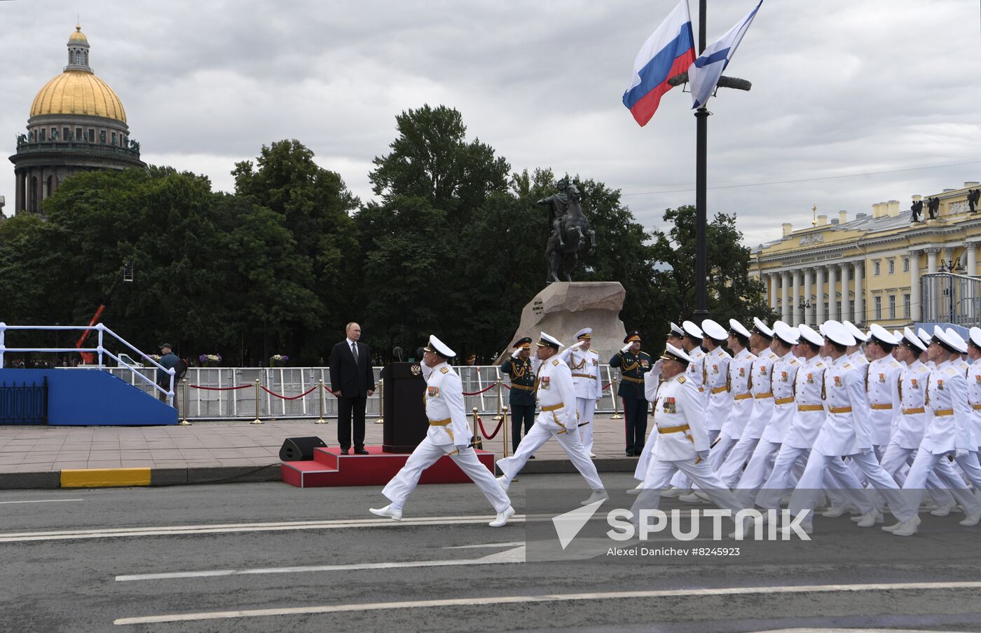 Russia Putin Navy Day