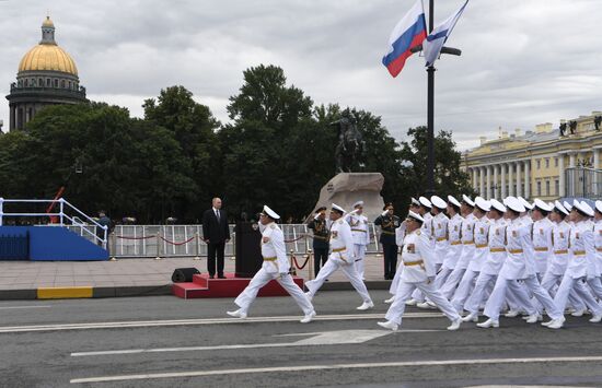 Russia Putin Navy Day
