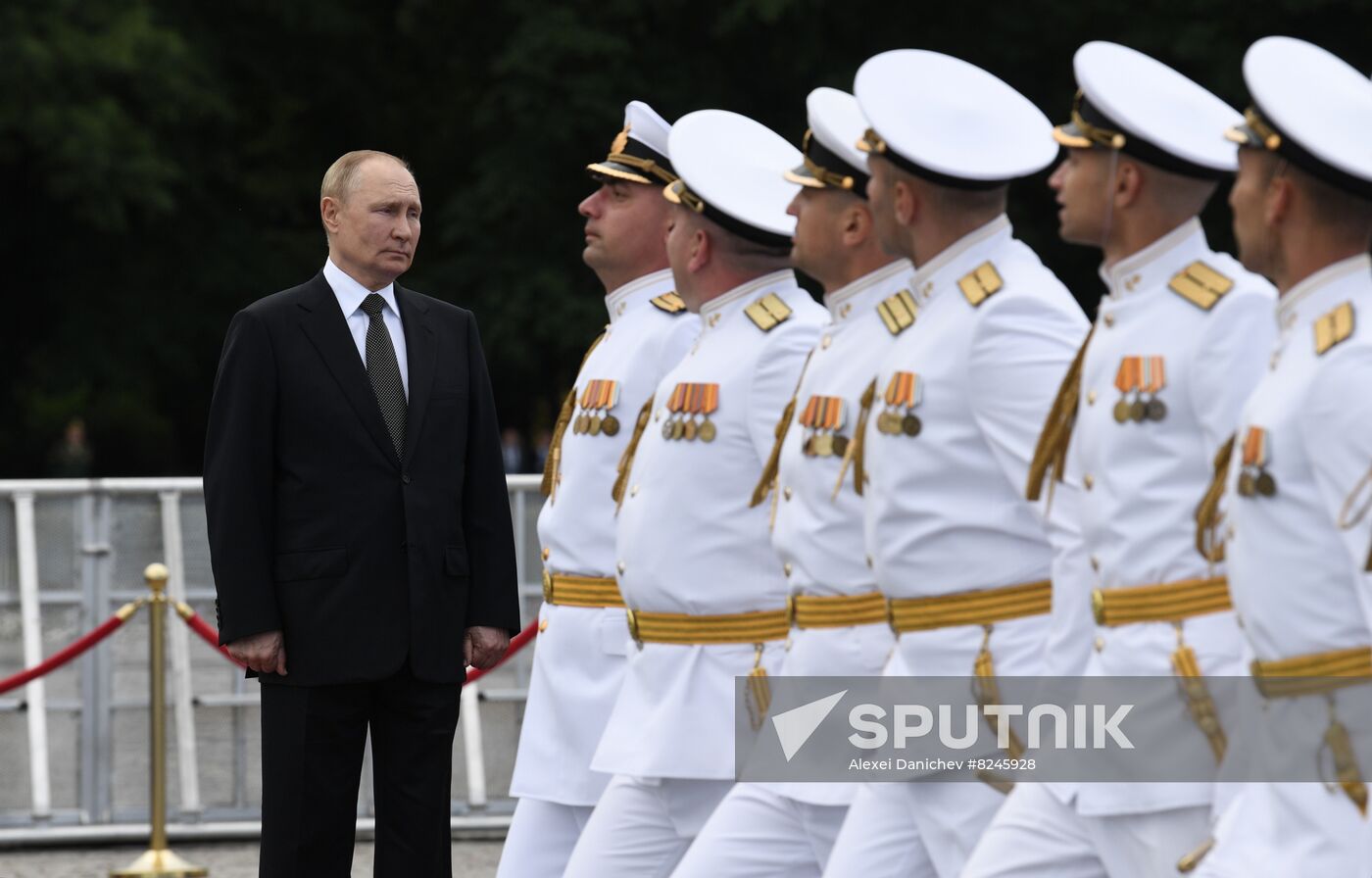 Russia Putin Navy Day