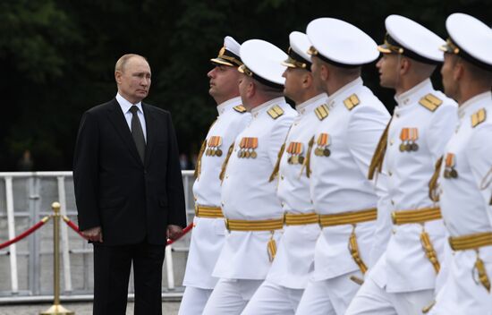 Russia Putin Navy Day