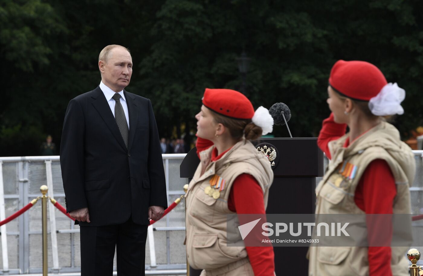 Russia Putin Navy Day
