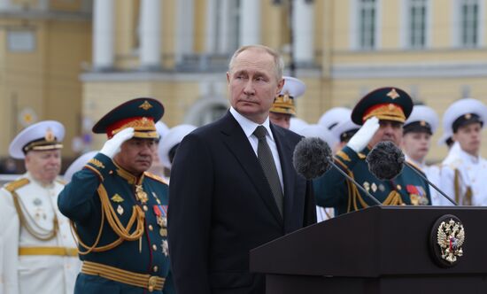 Russia Putin Navy Day