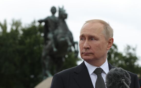 Russia Putin Navy Day