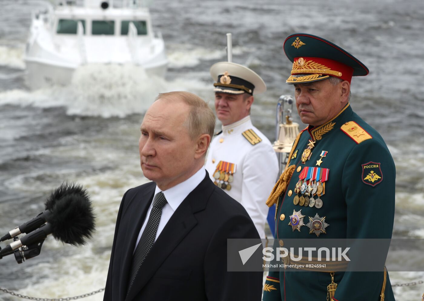 Russia Putin Navy Day