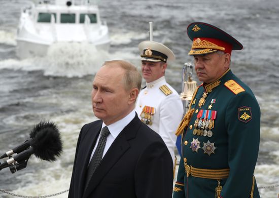 Russia Putin Navy Day
