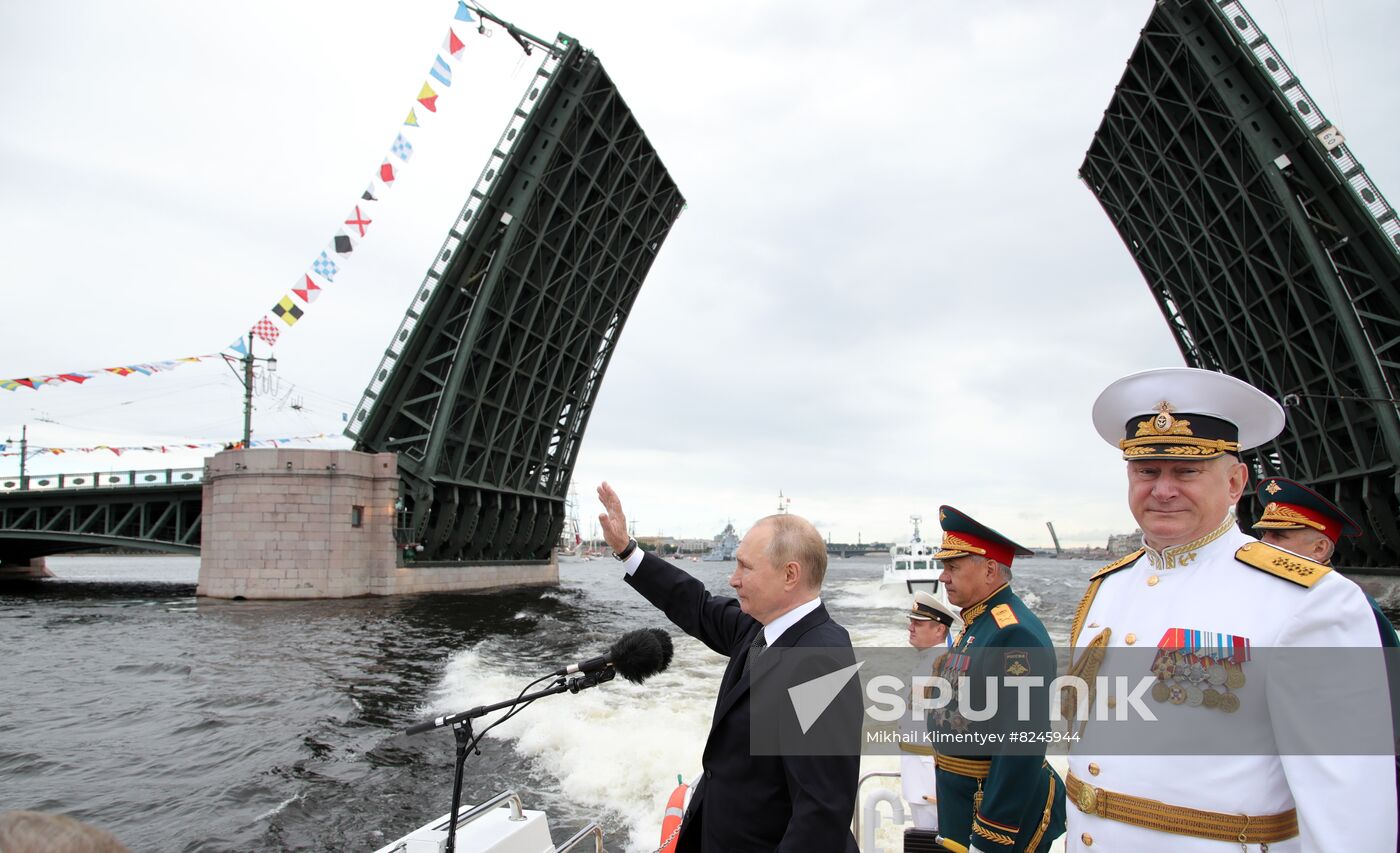 Russia Putin Navy Day